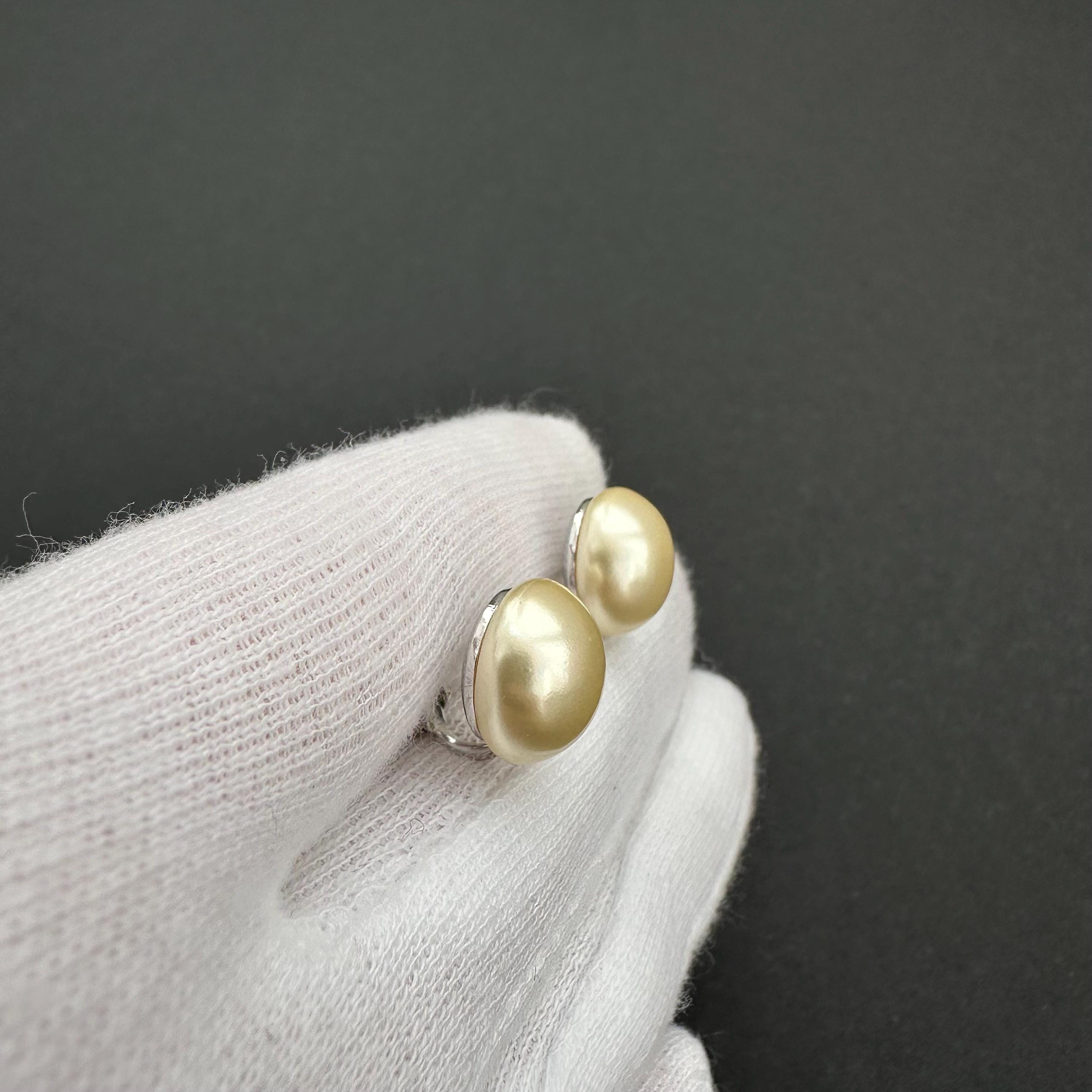 Vintage Sarah Coventry faux pearl clip-on earrings