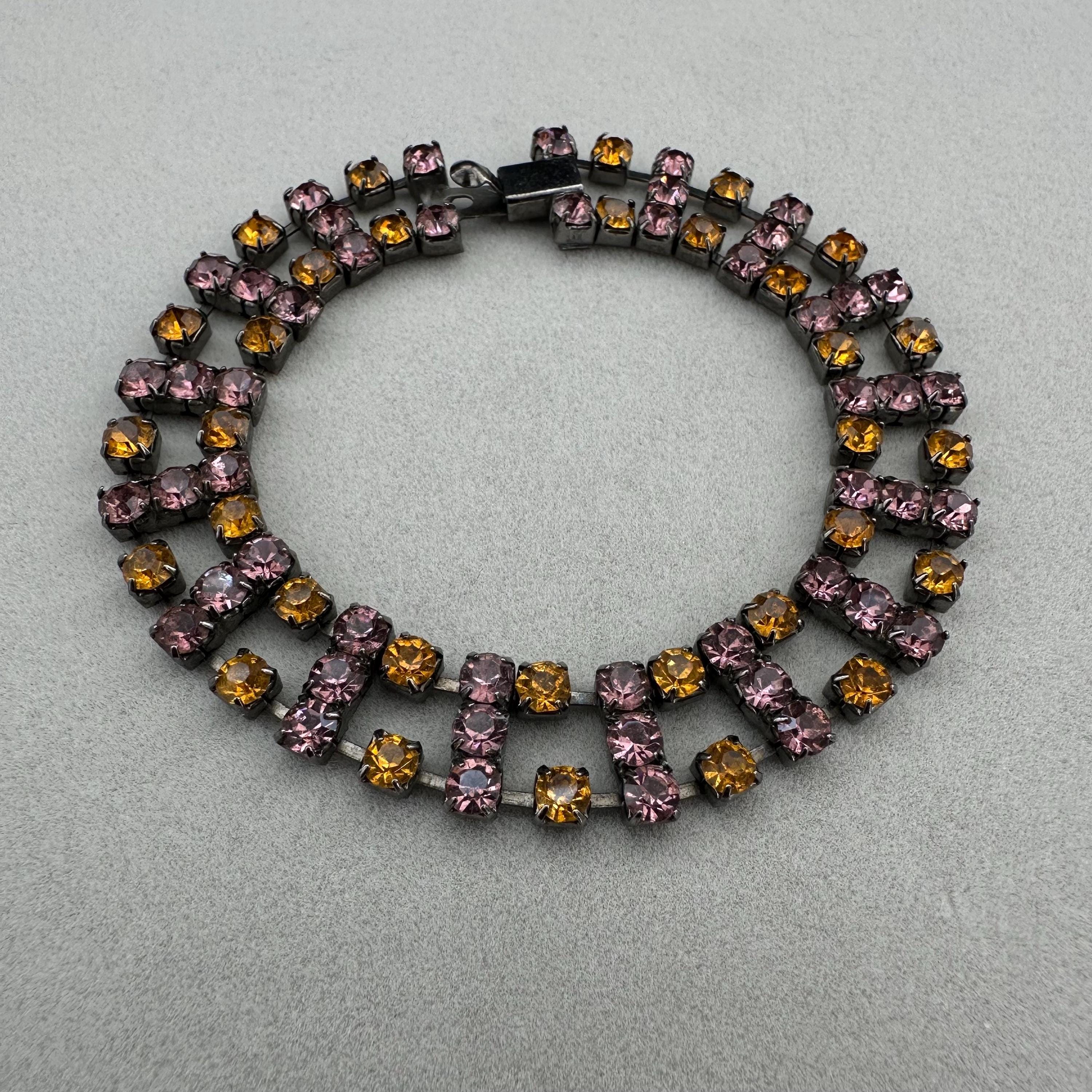 Vintage rhinestone tennis bracelet