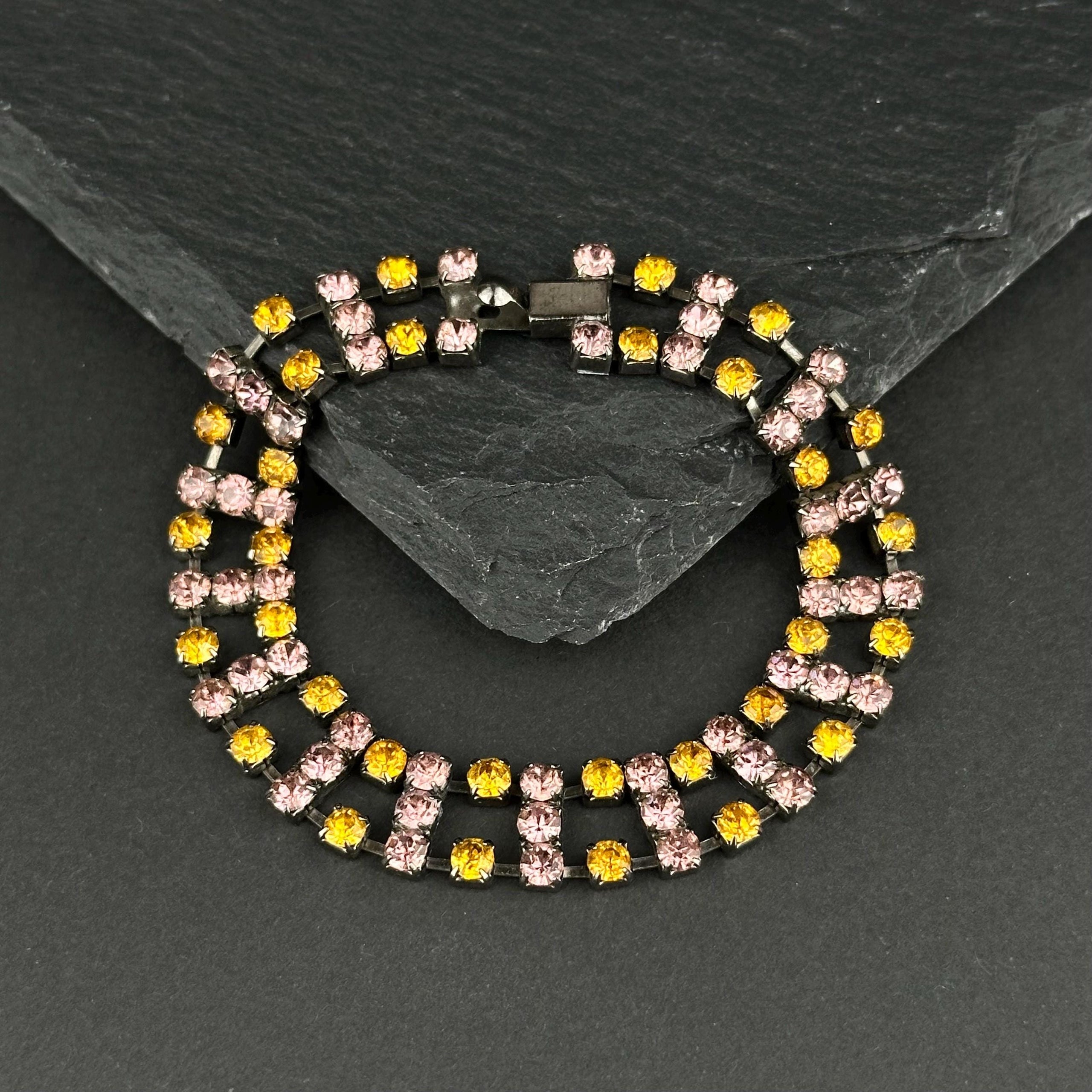 Vintage rhinestone tennis bracelet