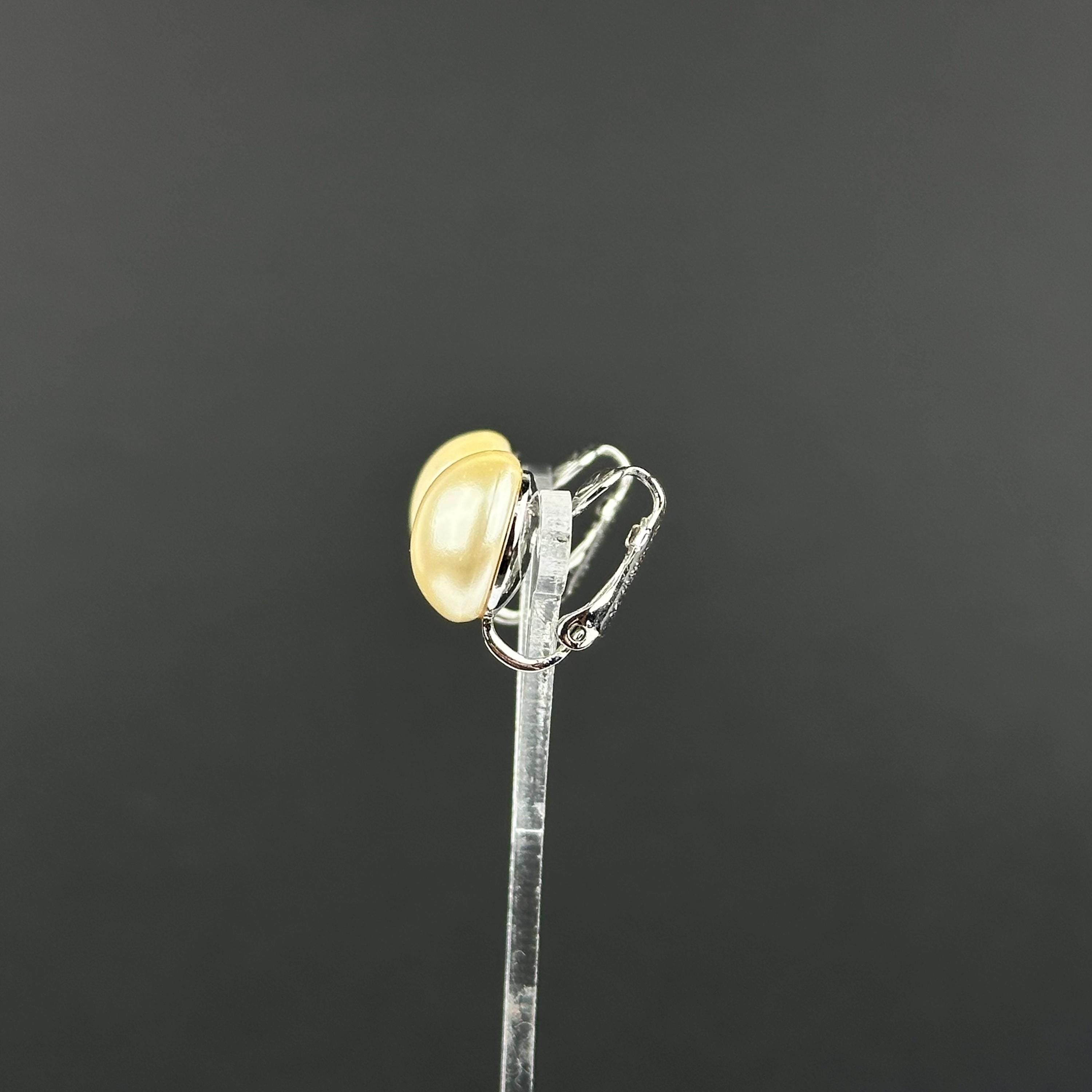 Vintage Sarah Coventry faux pearl clip-on earrings