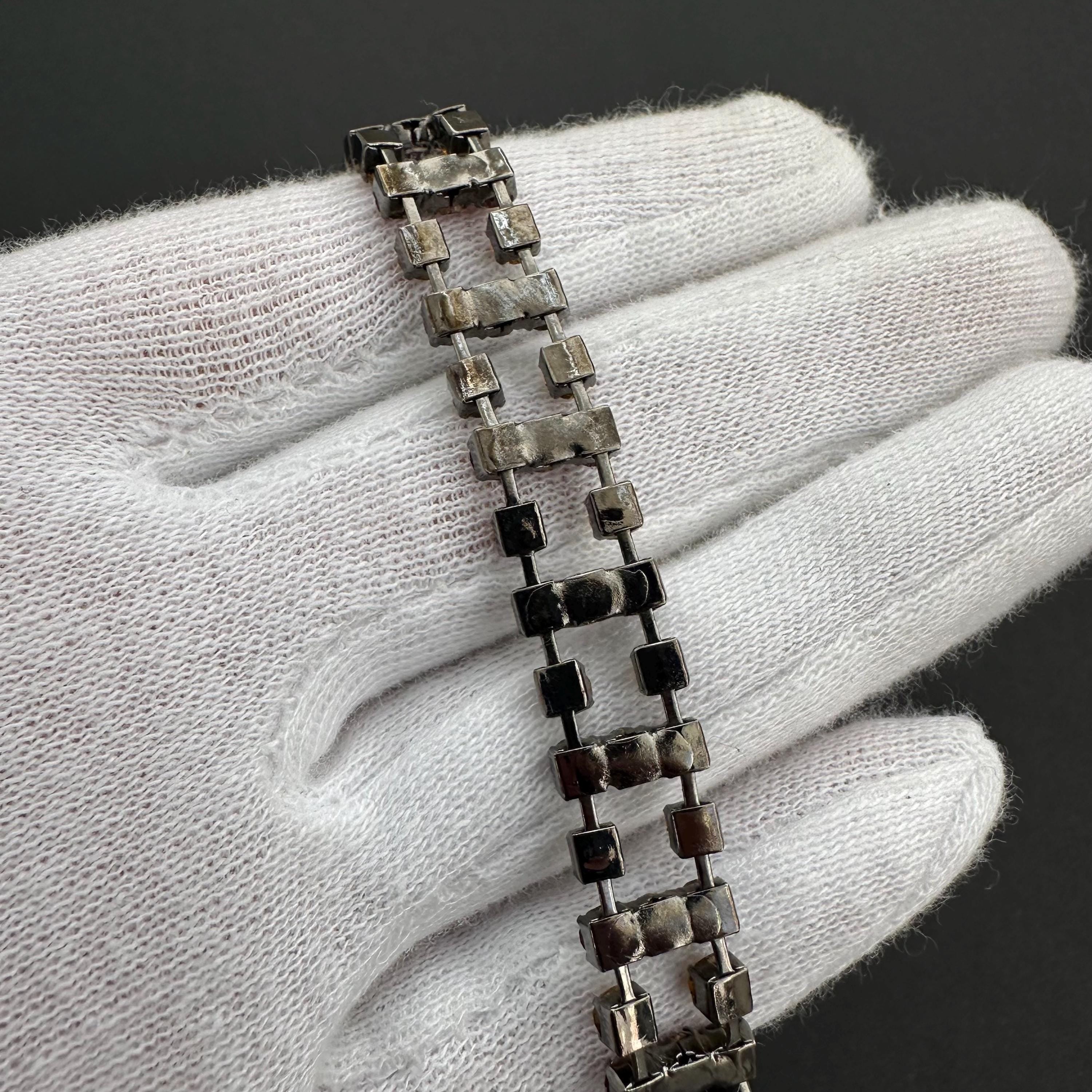 Vintage rhinestone tennis bracelet
