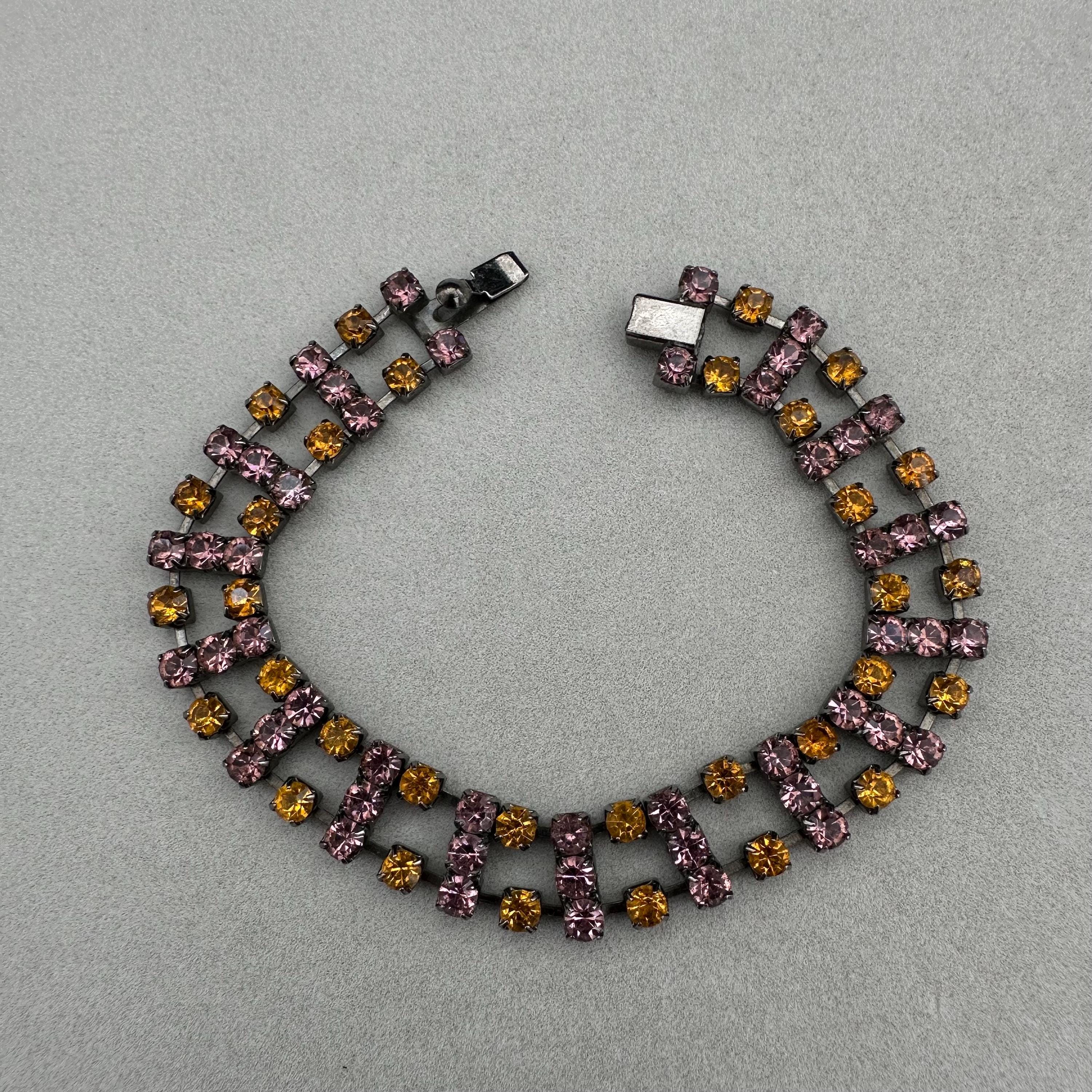 Vintage rhinestone tennis bracelet