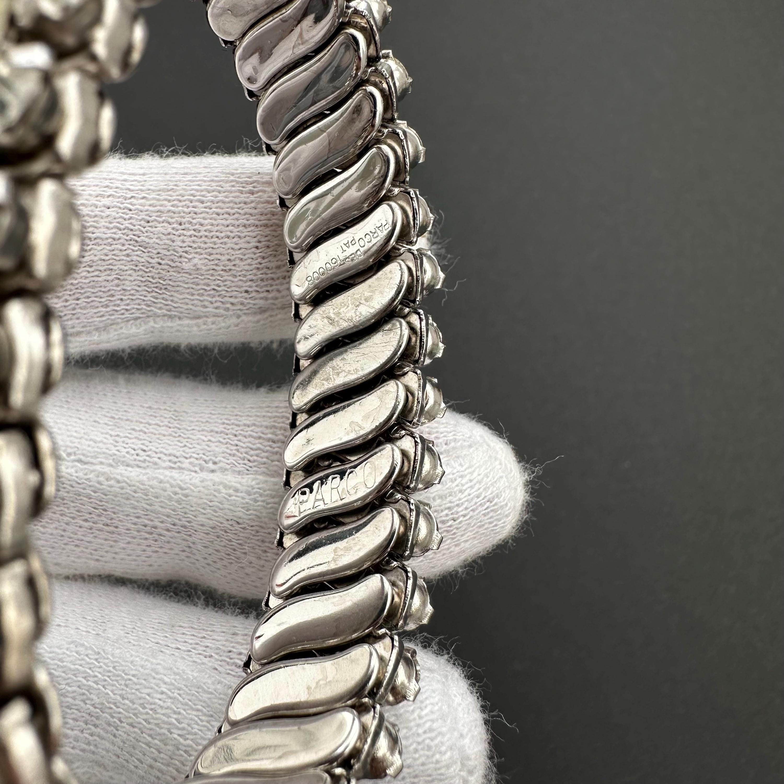 Vintage PARCO rhinestone expansion bracelet