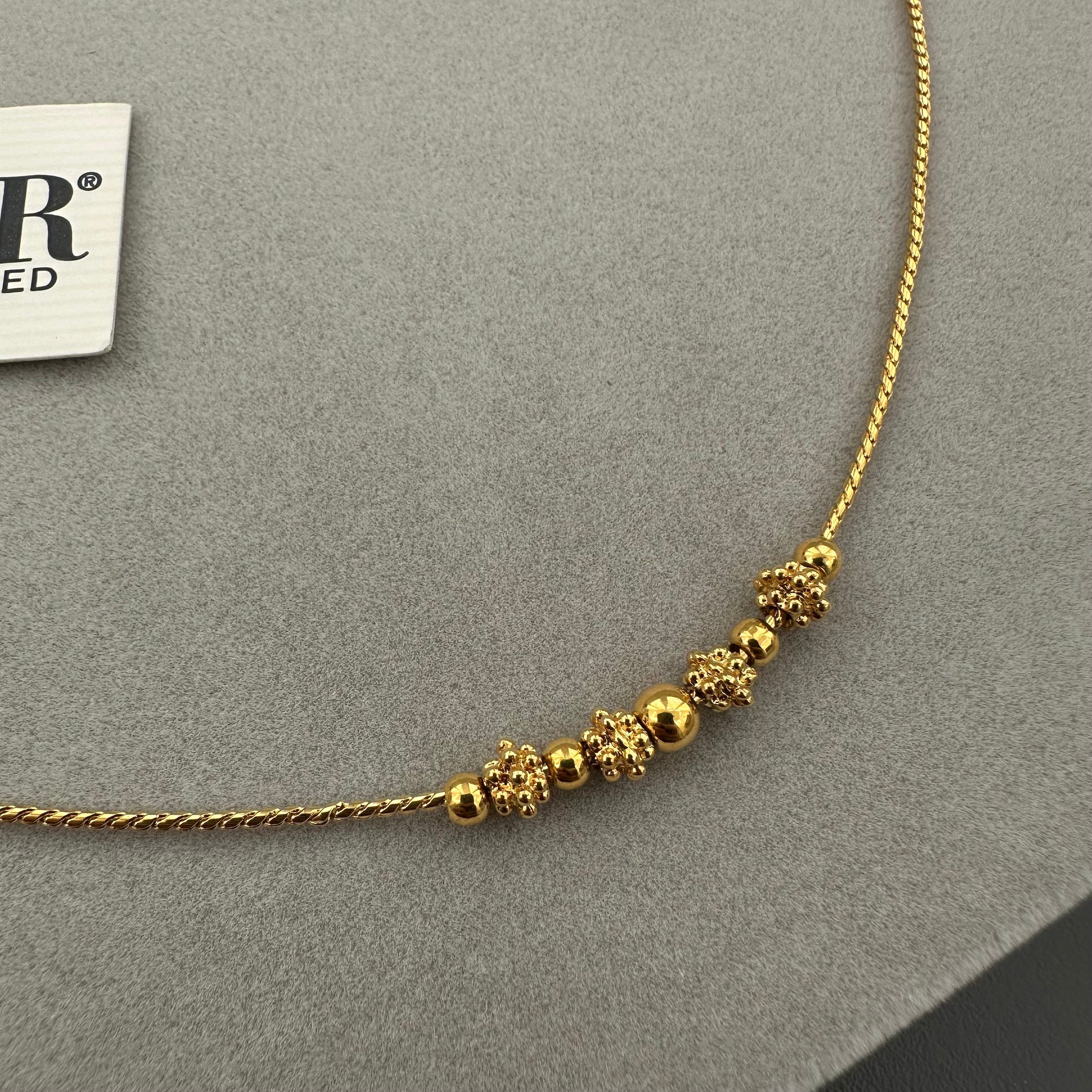 Vintage Napier gold-tone chain necklace