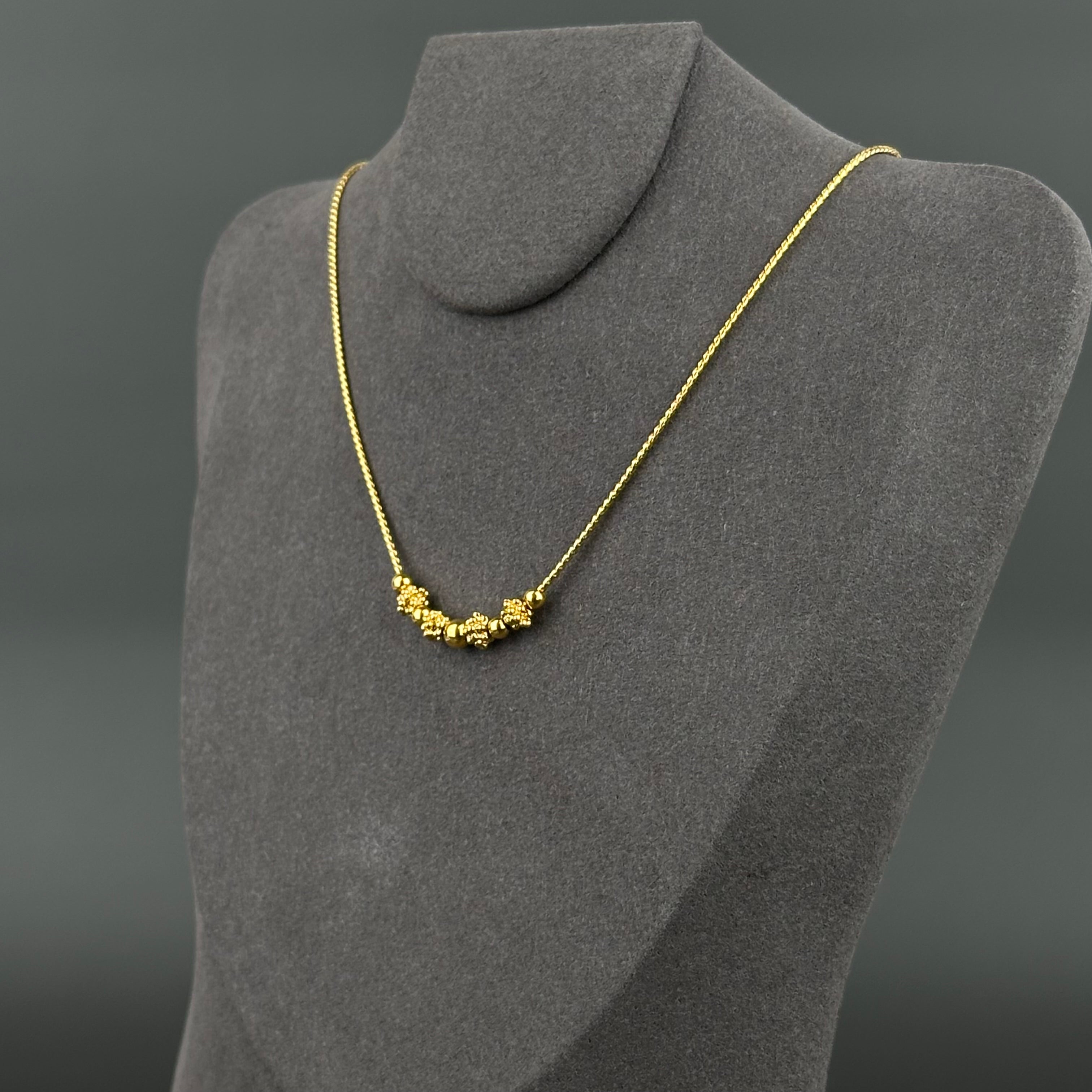 Vintage Napier gold-tone chain necklace