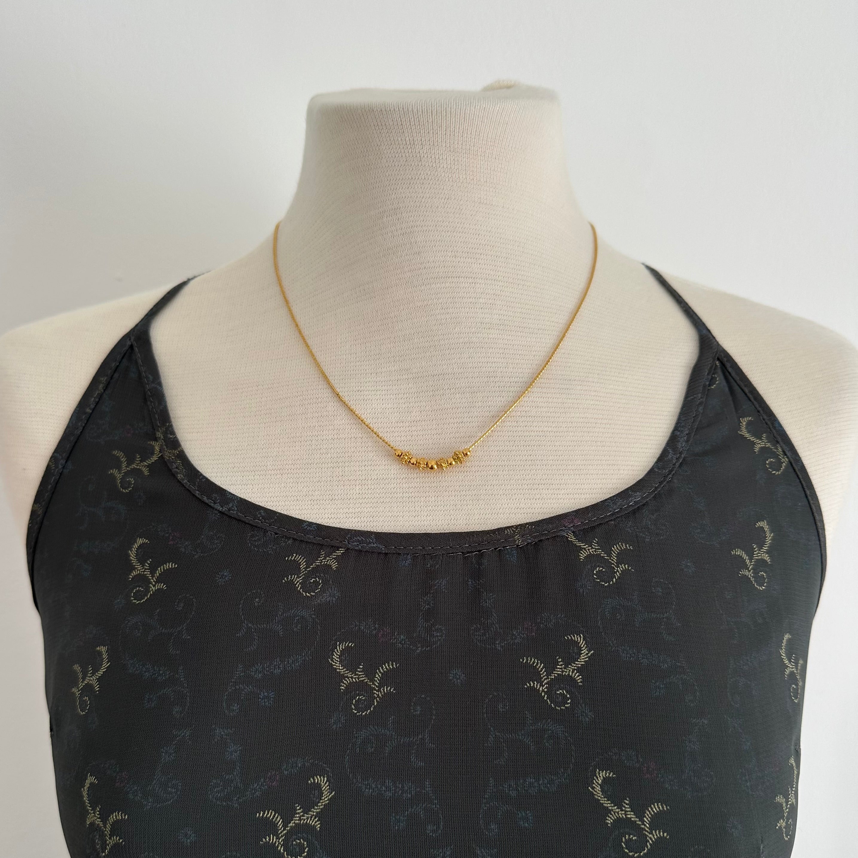 Vintage Napier gold-tone chain necklace