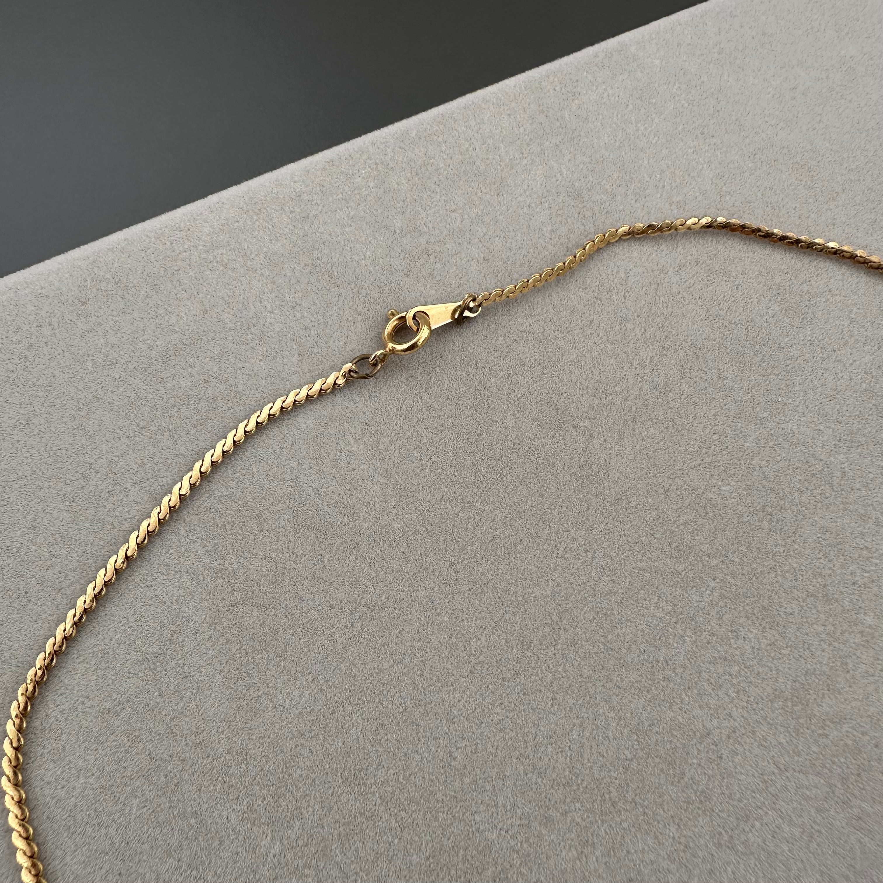 intage AVON gold tone sliding lariat necklace with white shell pendant