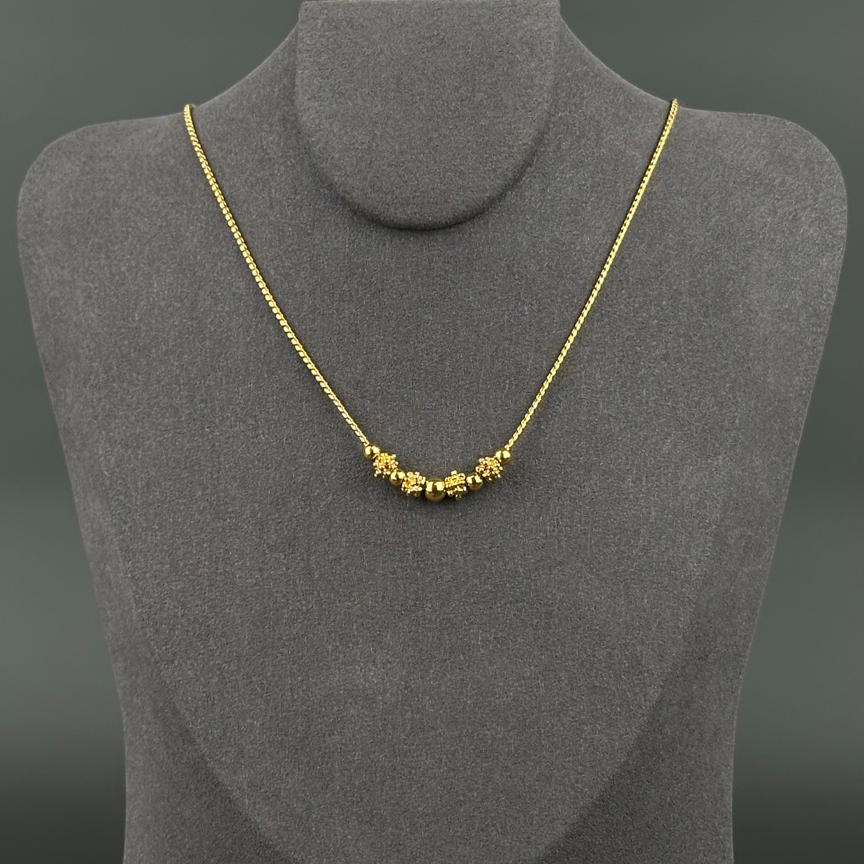 Vintage Napier gold-tone chain necklace