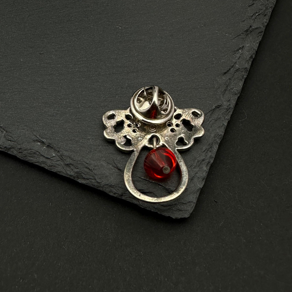Vintage filigree angel pin