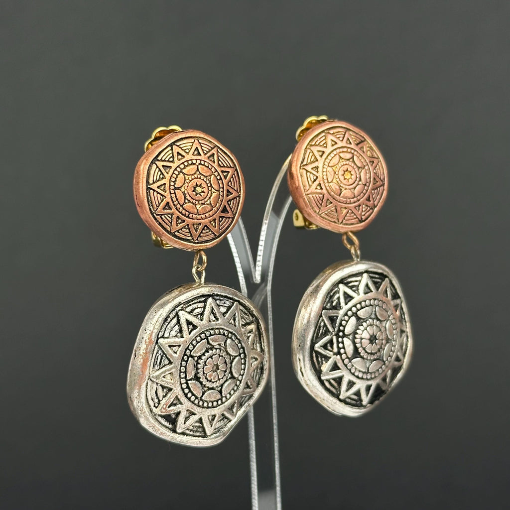 Vintage designer clip-on earrings by Mary Demarco