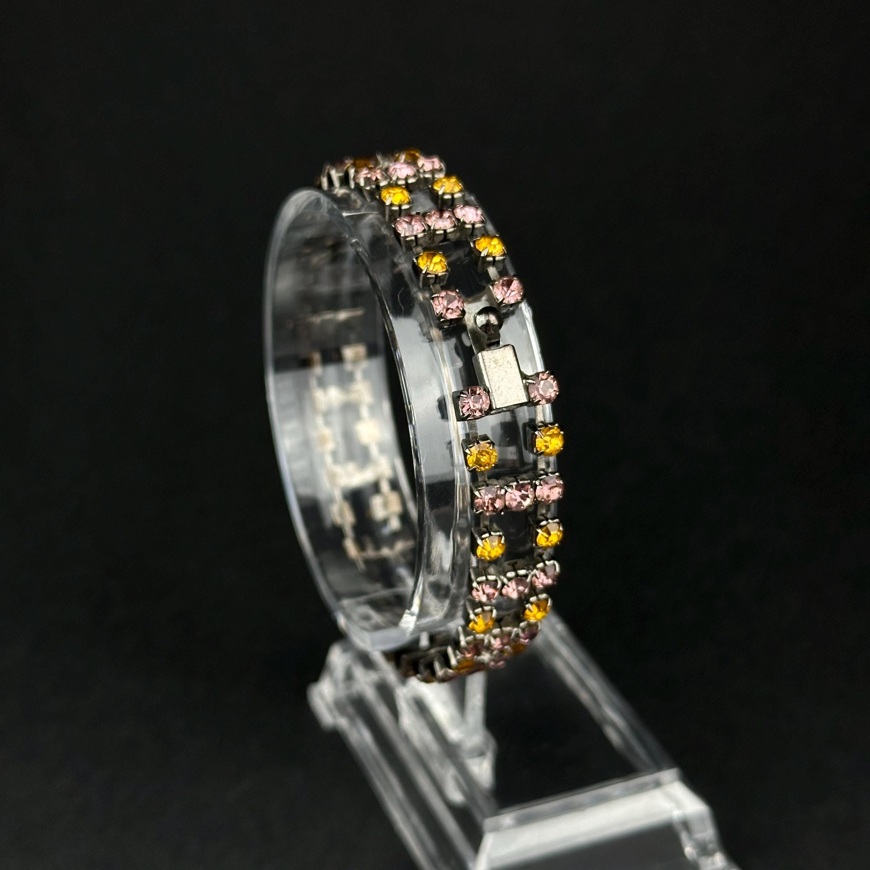 Vintage rhinestone tennis bracelet