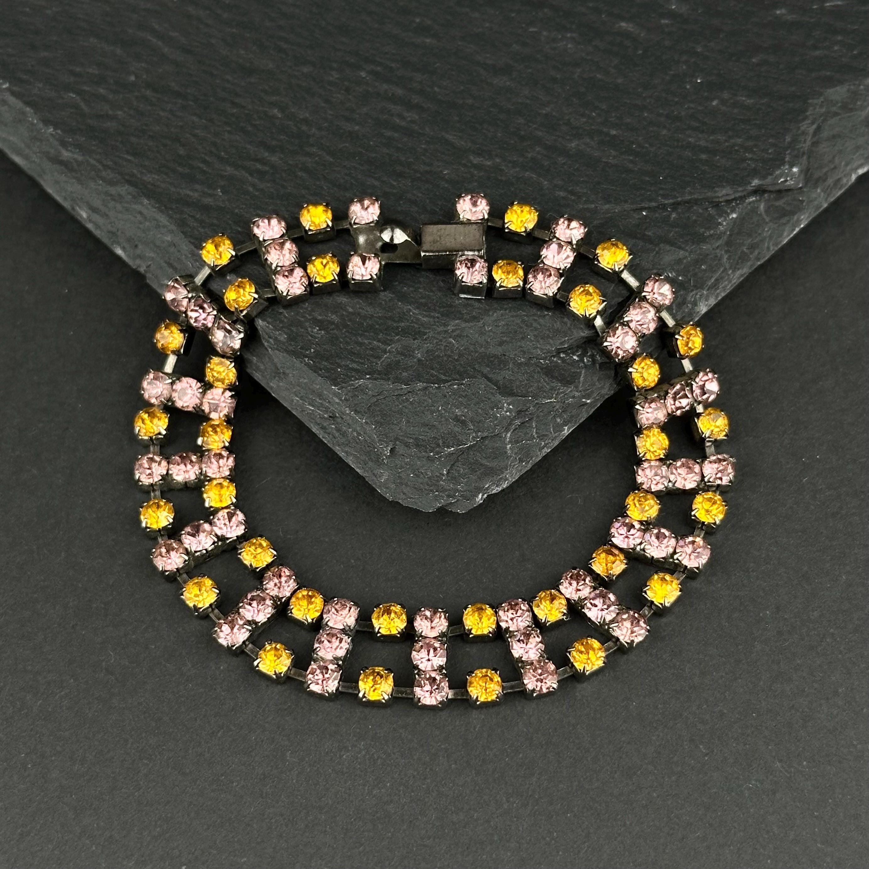 Vintage rhinestone tennis bracelet