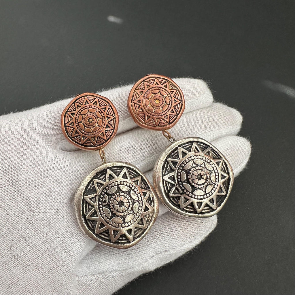 Vintage designer clip-on earrings by Mary Demarco