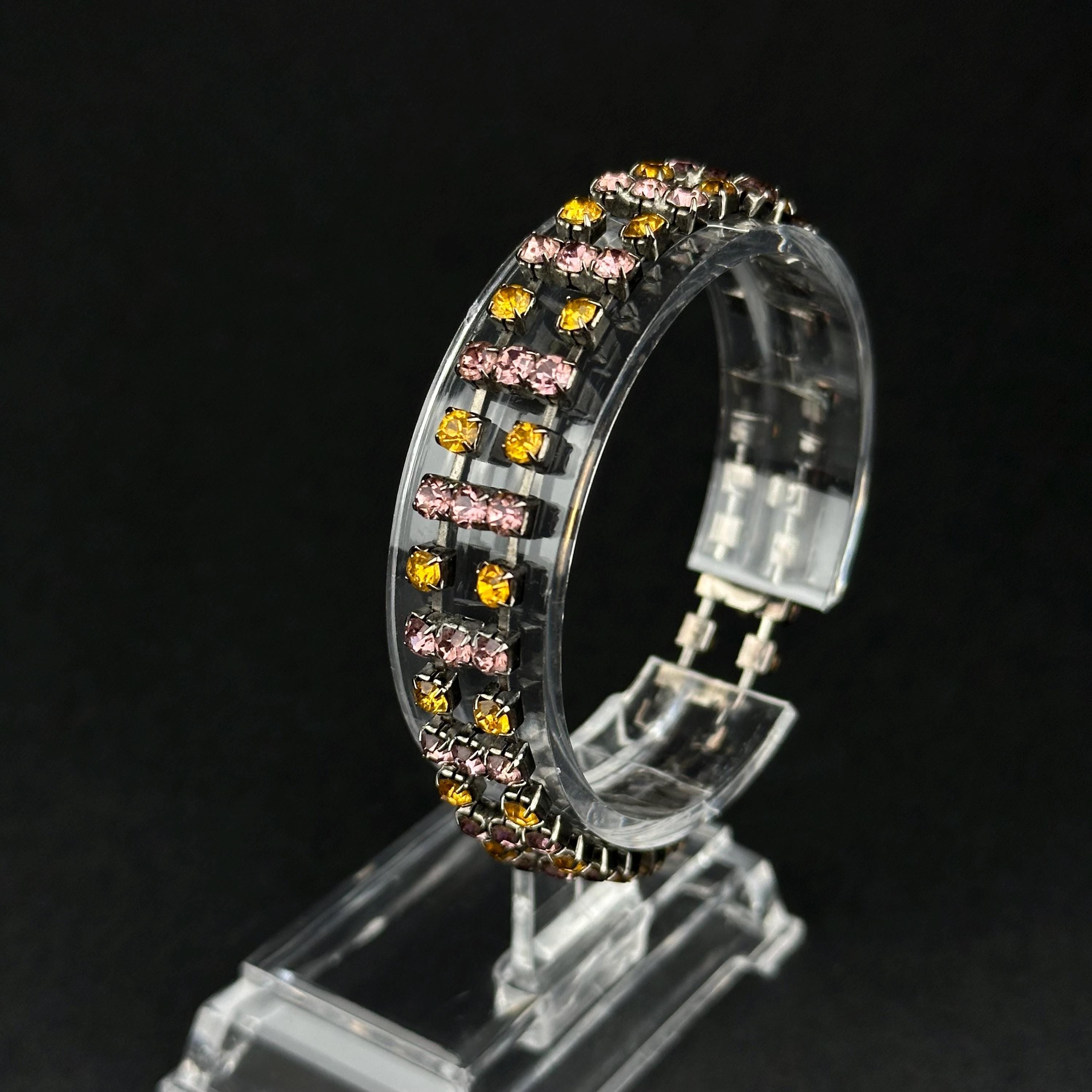 Vintage rhinestone tennis bracelet