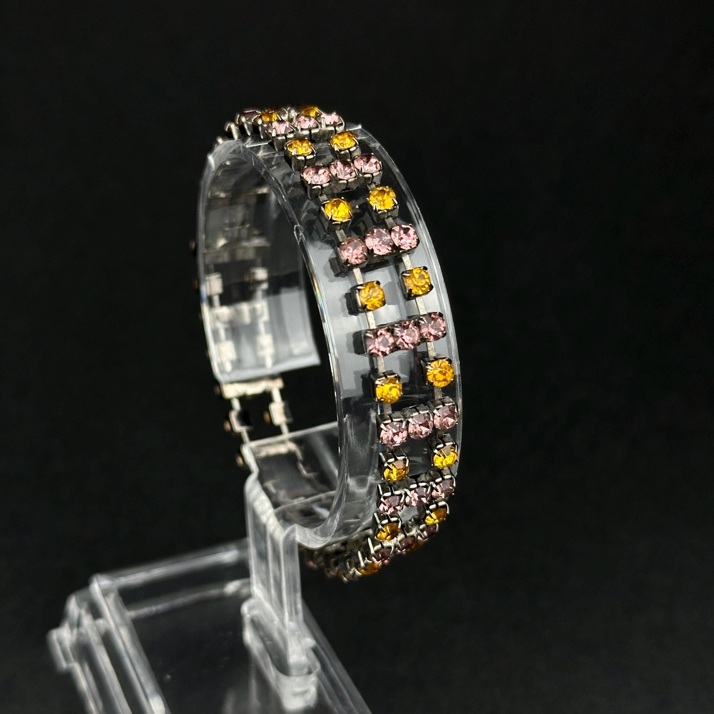 Vintage rhinestone tennis bracelet