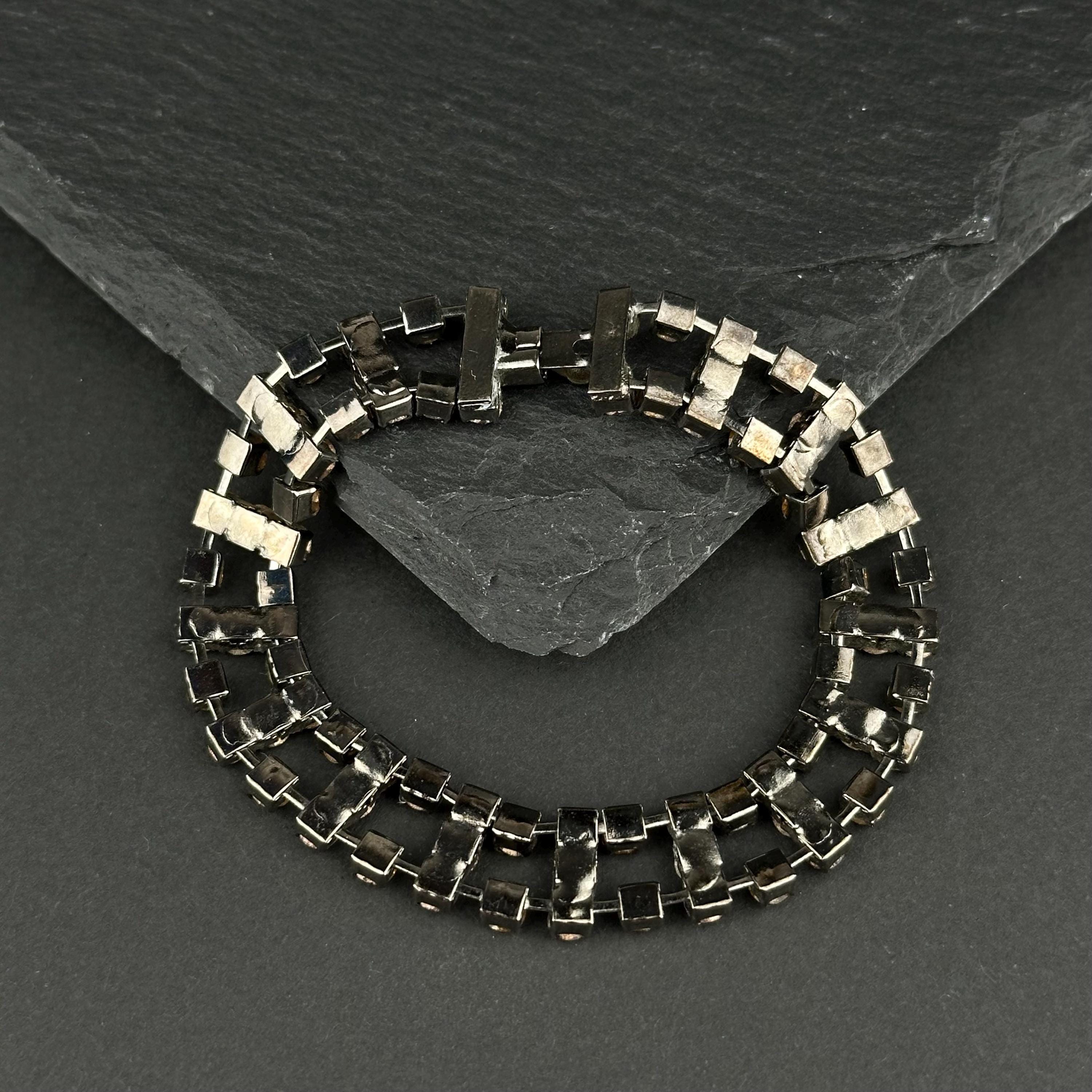 Vintage rhinestone tennis bracelet